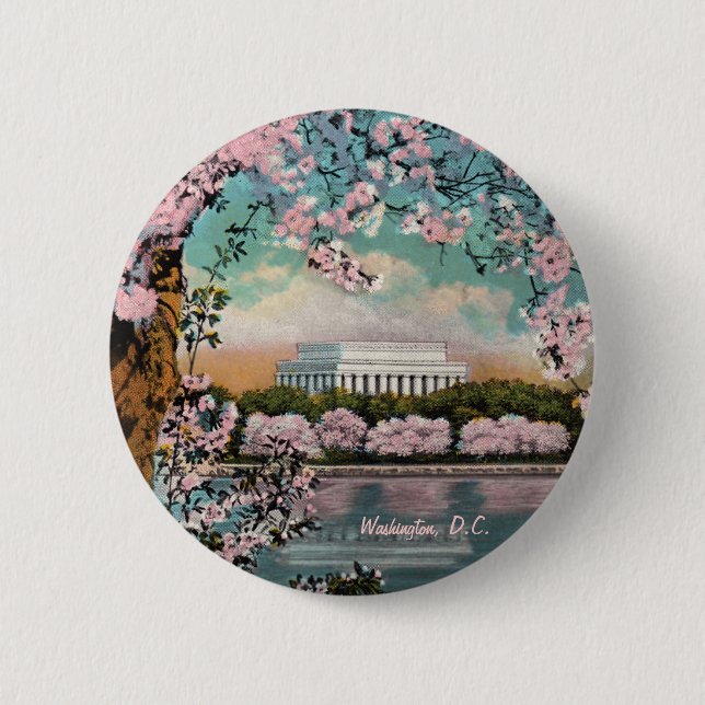 Cherry Blossoms Button (Vorderseite)