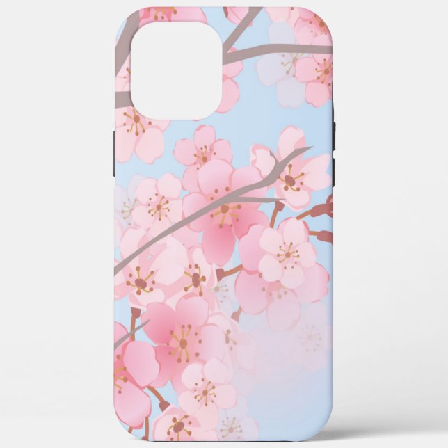 Cherry Blossoms Case-Mate iPhone Hülle (Rückseite)