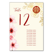 Cherry Blossoms Chinesische Hochzeit