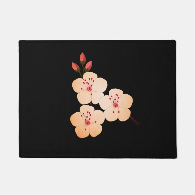 Cherry Blossoms Doormat Fußmatte (Vorderseite)
