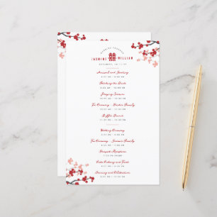 Cherry Blossoms Double Xi Chinesisches Hochzeitspr