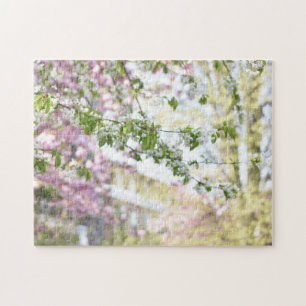 Cherry Blossoms Duncan Terrace Gardens London UK Puzzle