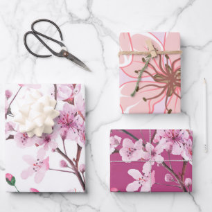 Cherry Blossoms Geschenkpapier Set