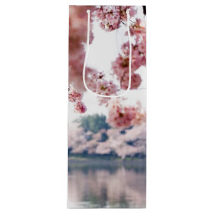 Cherry Blossoms Geschenktüte Für Weinflaschen