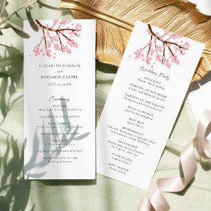 Cherry Blossoms Hochzeit floraler Elegant-Script