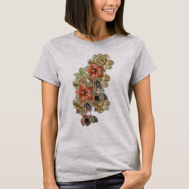 Cherry Blossoms Hochzeitspenden T-Shirt (Vorderseite)