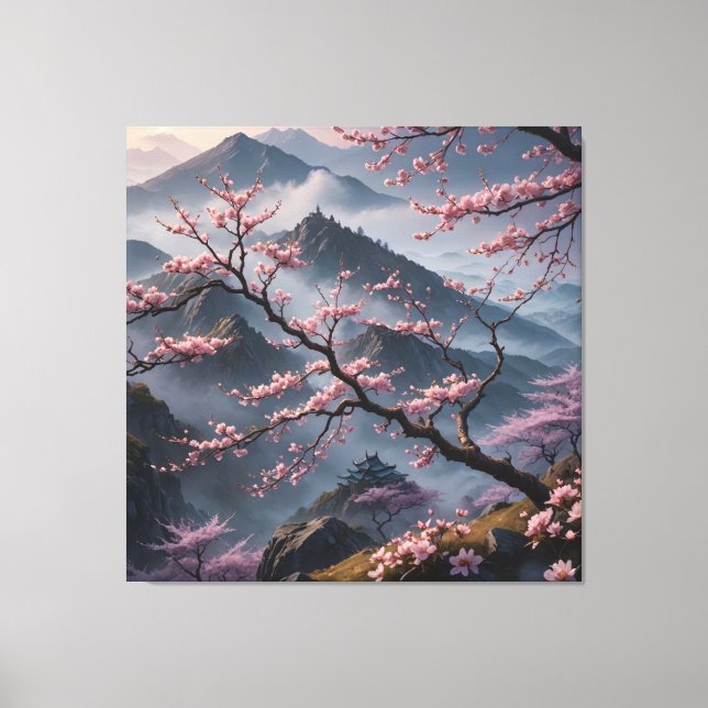 cherry blossoms leinwanddruck (Vorderseite)