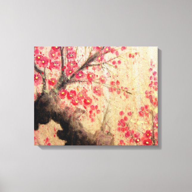 Cherry Blossoms Leinwanddruck (Vorderseite)