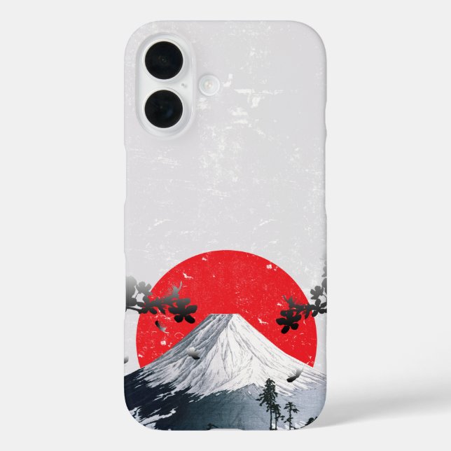 Cherry Blossoms Mount Fuji Japan Case-Mate iPhone Hülle (Rückseite)