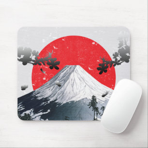 Cherry Blossoms Mount Fuji Japan Mousepad