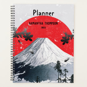 Cherry Blossoms Mount Fuji Japan Planer
