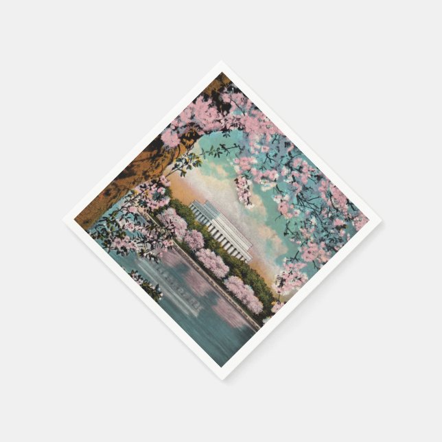 Cherry Blossoms Paper Napkins Serviette (Ecke)