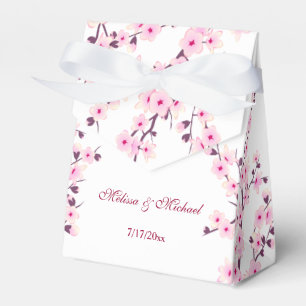 Cherry Blossoms Rosa Weiß   Custom Wedding Geschenkschachtel