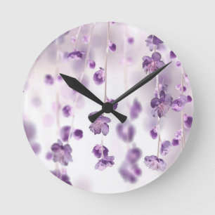 Cherry Blossoms Runde Wanduhr