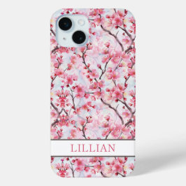 Cherry Blossoms Sakura Monogrammed Case-Mate iPhone Hülle