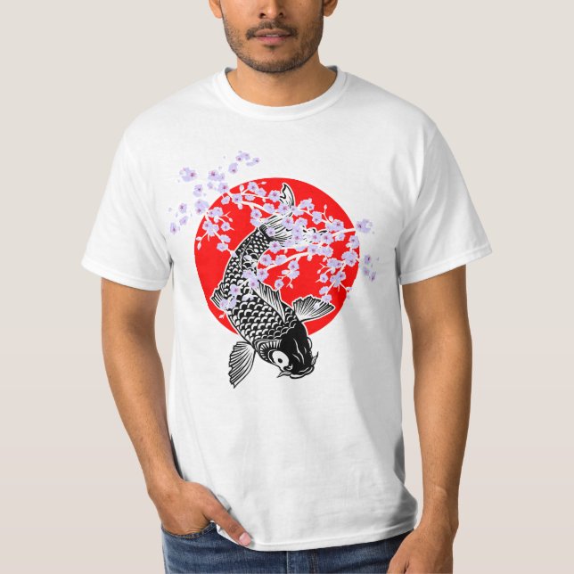 Cherry Blossoms SAKURA NISHIKIGOI Koi 1 T - Shirt (Vorderseite)