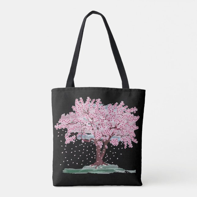 CHERRY BLOSSOMS TREIBEN TASCHE PURSE (Rückseite)