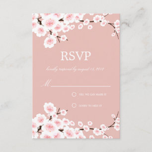 CHERRY BLOSSOMS   UAWG RSVP KARTE