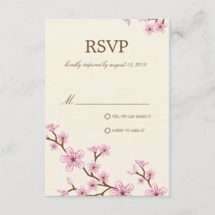 CHERRY BLOSSOMS UAWG RSVP KARTE