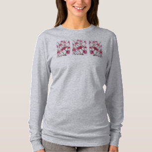 Cherry Blossoms Womens Long Sleeve T - Shirt
