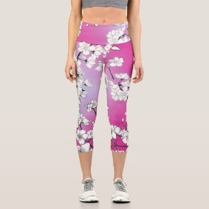 Cherry Blossoms Yoga   Haut   Sakura YOGA L Capri Leggings