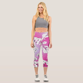 Cherry Blossoms Yoga | Haut | Sakura YOGA L Capri Leggings