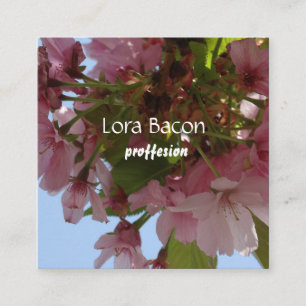 Cherry blüht eine benutzerdefinierte Visitenkarte