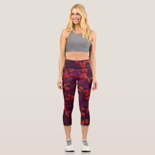 Cherry Blume 3 Capri Leggings