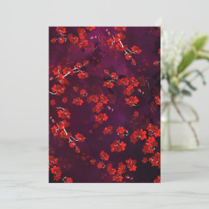 Cherry Blume 3 Karte
