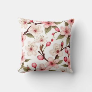 Cherry-Blume-Muster Kissen