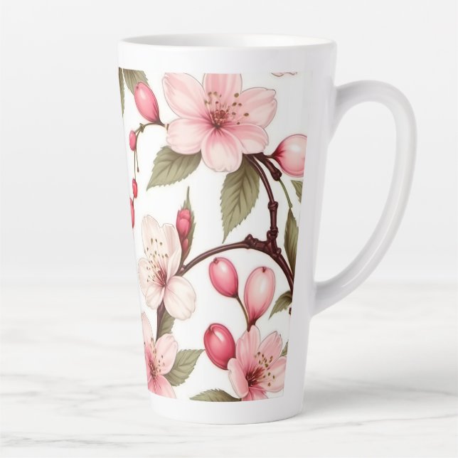 Cherry-Blume-Muster Milchtasse (Rechts)