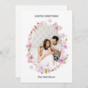 Cherry Blume Osterrahmenkarte Einladung