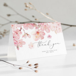 Cherry Blüte Brautparty danke Karte