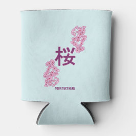 Cherry Blüte Kanji Japanisch Schreiben Dosenkühler