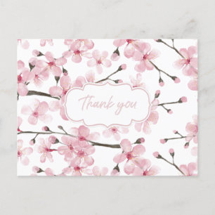 Cherry Blüte Vielen Dank Karte