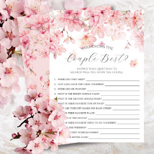 Cherry Blüten, die das beste Spiel kennen Einladung