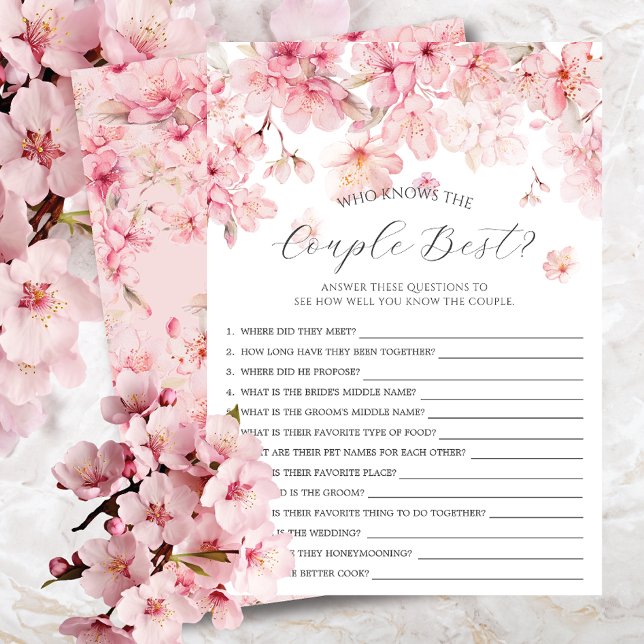 Cherry Blüten, die das beste Spiel kennen Einladung (Von Creator hochgeladen)