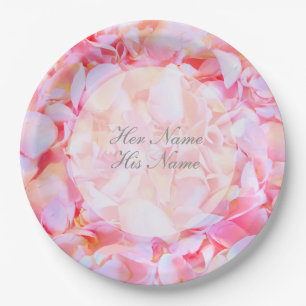 Cherry-Blüten-Rosa-Blume Hochzeit Pappteller