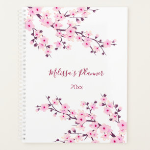 Cherry Blüten Rosa Weiß Planer