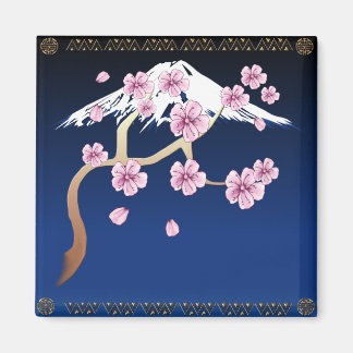 Cherry Blüten und Fuji Magnet