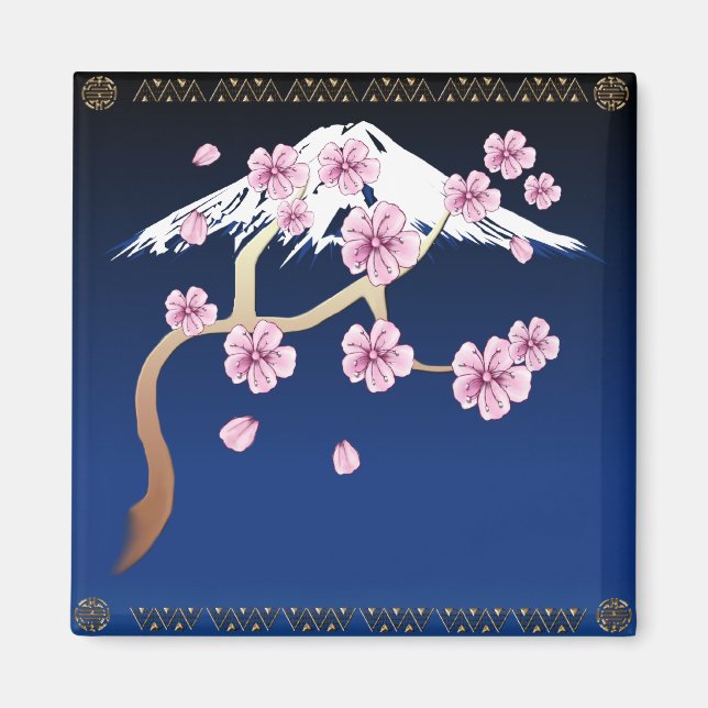 Cherry Blüten und Fuji Magnet (Vorne)