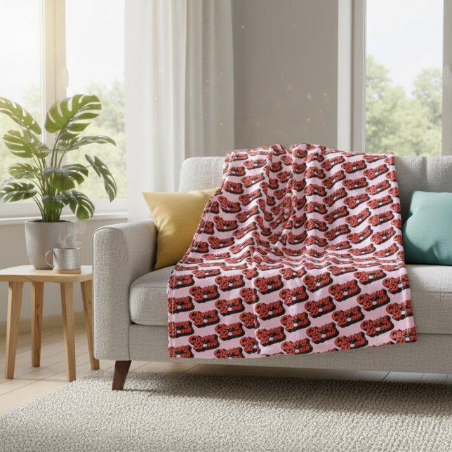 Cherry Bomb Fleece Blanket (Von Creator hochgeladen)