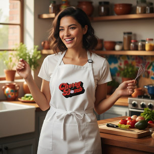 Cherry Bomb Lange Schürze