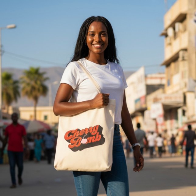 Cherry Bomb Mini Tote Bag Tragetasche (Von Creator hochgeladen)