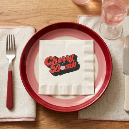 Cherry Bomb Serviette