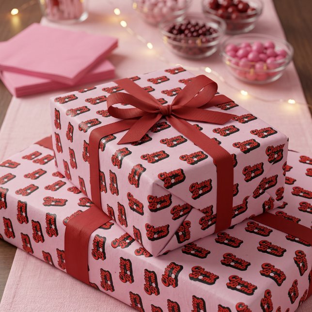 Cherry Bomb Wrapping Paper Geschenkpapier (Von Creator hochgeladen)