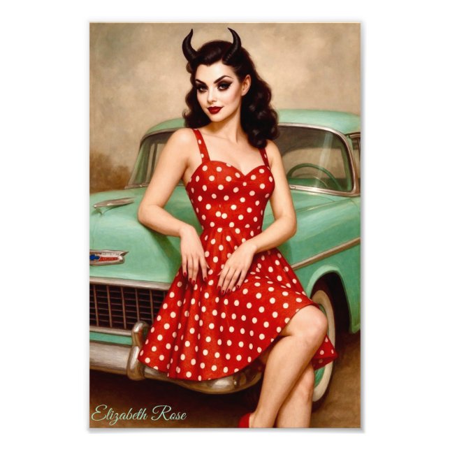 Cherry Bombshell Fotodruck (Vorne)