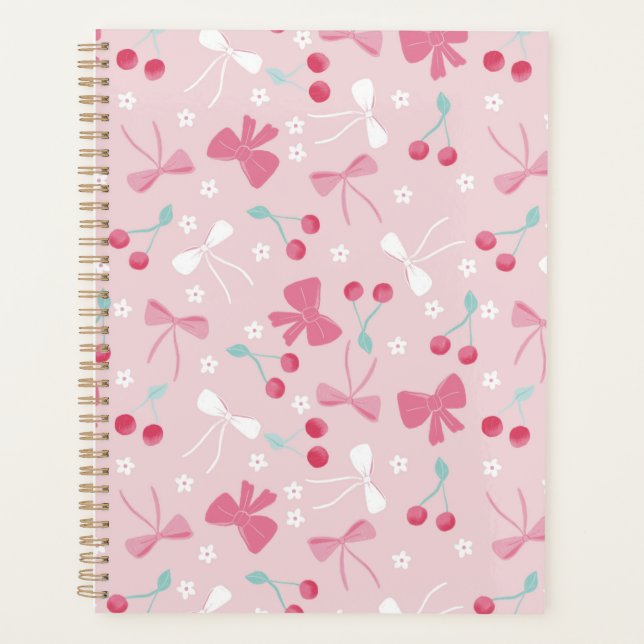 Cherry Bow Planner Planer (Vorderseite)