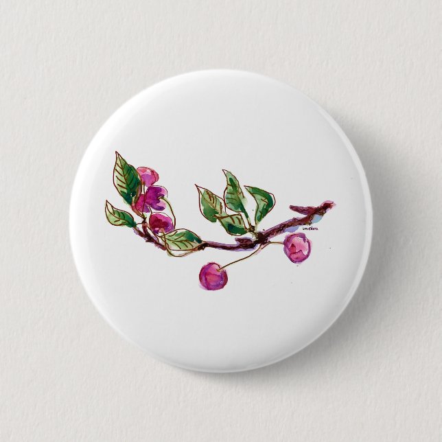 Cherry Branch Button (Vorderseite)