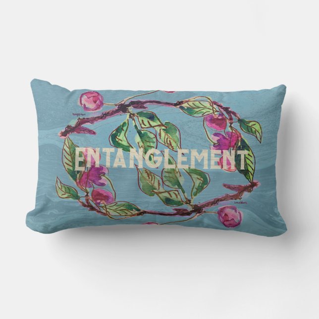 Cherry Branch Entanglement Lendenkissen (Vorderseite)